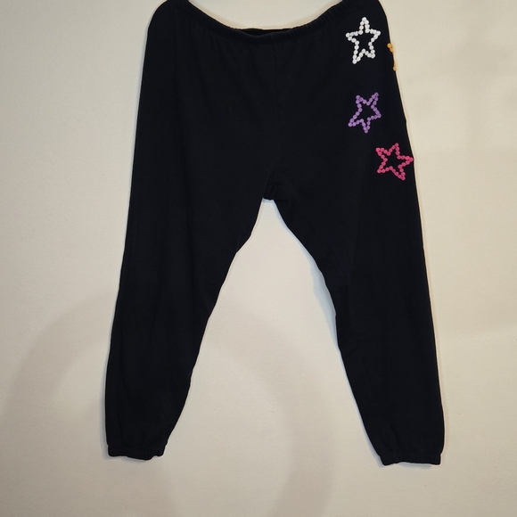 WILDFOX Celestial Stitches Sweatpants Embroidered Stars - Picture 3 of 8
